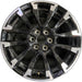 18" TRAVERSE 24 , 18x7.5, gloss black Original OEM Wheel Rim - Front View