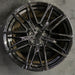 21" BMW M5 25 21x11 5 double spoke black Original OEM Wheel Rim - Front View
