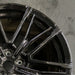 21" BMW M5 25 21x11 5 double spoke black Original OEM Wheel Rim - Close-Up Detail