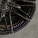 21" BMW M5 25 21x11 5 double spoke black Original OEM Wheel Rim - Back View