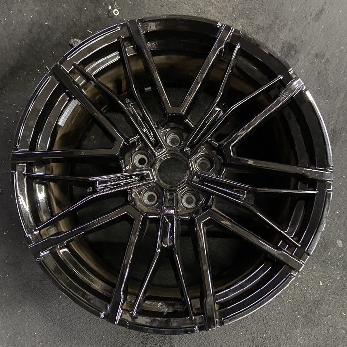 20" BMW M5 25 20x10.5 5 spoke black Original OEM Wheel Rim
