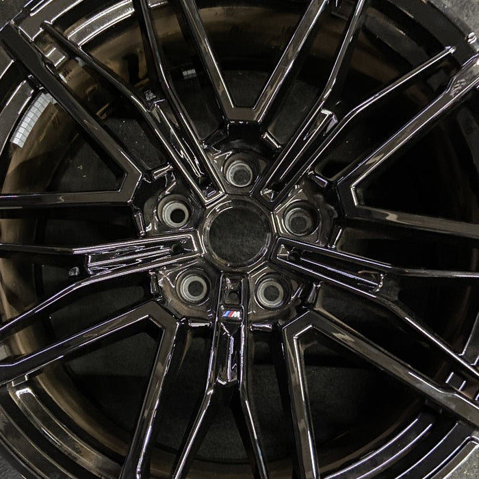20" BMW M5 25 20x10.5 5 spoke black Original OEM Wheel Rim
