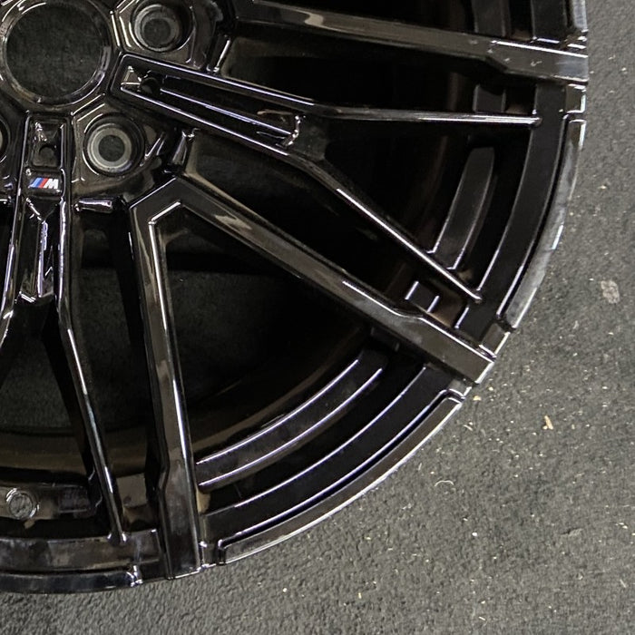 20" BMW M5 25 20x10.5 5 spoke black Original OEM Wheel Rim