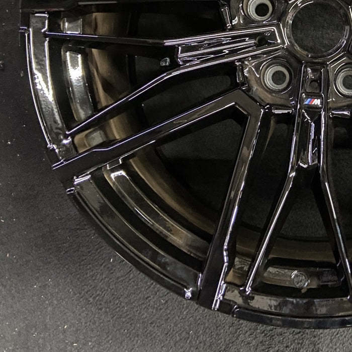 20" BMW M5 25 20x10.5 5 spoke black Original OEM Wheel Rim