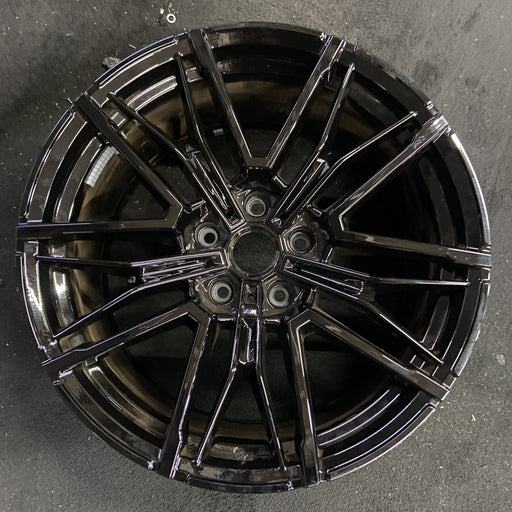 20" BMW M5 25 20x10.5, 5 spoke, black Original OEM Wheel Rim - Additional View
