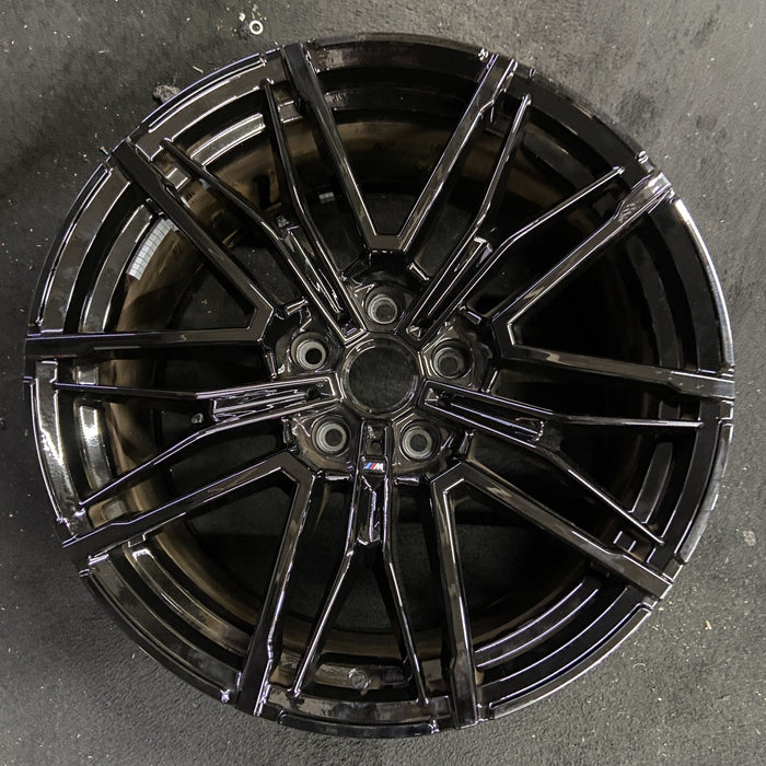 20" BMW M5 25 20x10.5, 5 spoke, black Original OEM Wheel Rim - Additional View