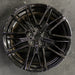 20" BMW M5 25 20x10.5, 5 spoke, black Original OEM Wheel Rim - Additional View