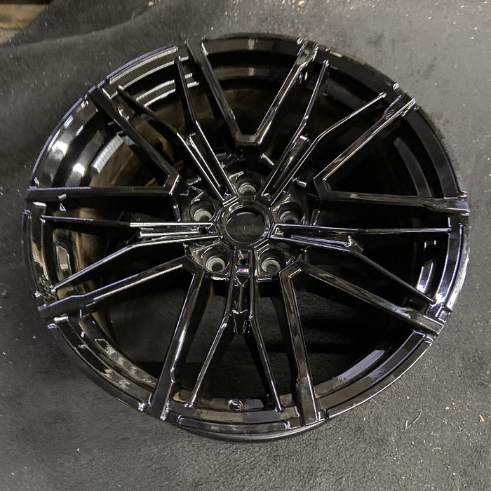 20" BMW M5 25 20x10.5 5 spoke black Original OEM Wheel Rim