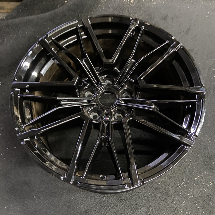 20" BMW M5 25 20x10.5, 5 spoke, black Original OEM Wheel Rim - View 7