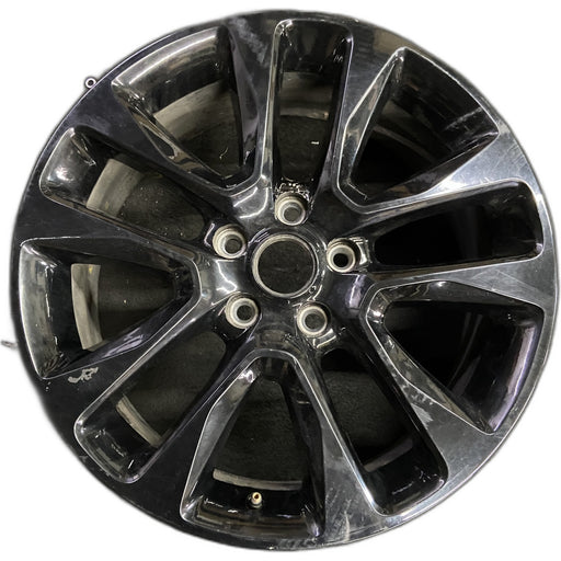 20" GRAND CHEROKEE 17 20x8, 5 spoke , w/o 75th Anniversary package; , black - Front View
