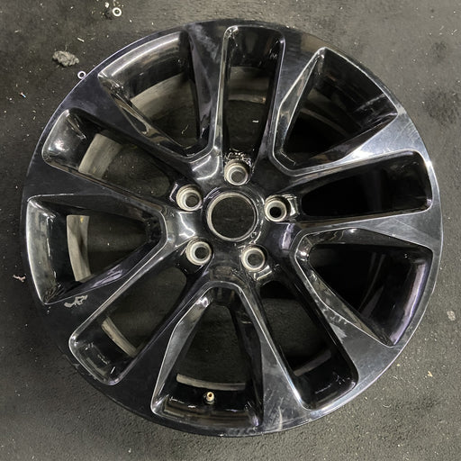 20" GRAND CHEROKEE 17 20x8, 5 spoke , w/o 75th Anniversary package; , black - Angle View