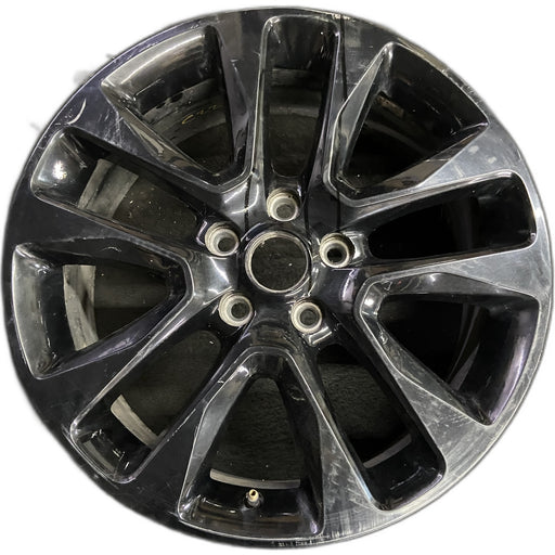 20" GRAND CHEROKEE 17 20x8, 5 spoke , w/o 75th Anniversary package; , black - Front View