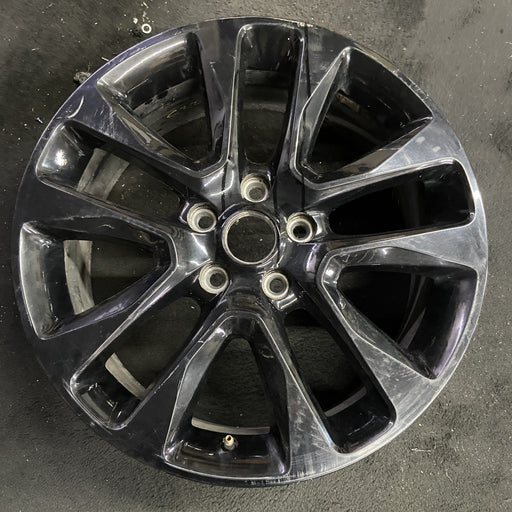 20" GRAND CHEROKEE 17 20x8, 5 spoke , w/o 75th Anniversary package; , black - Angle View
