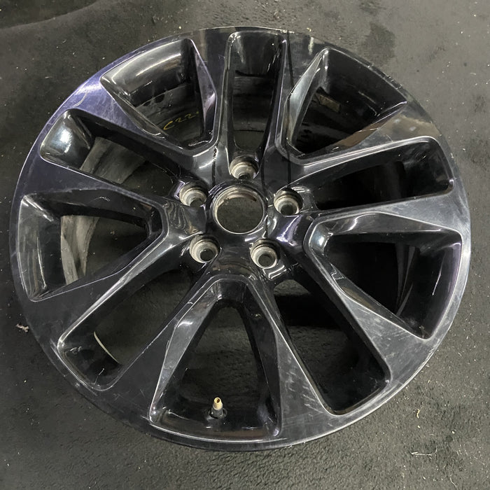 20" GRAND CHEROKEE 17 20x8, 5 spoke , w/o 75th Anniversary package; , black - Side Profile