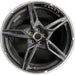 20" CORVETTE 20-22 rear 20x11 5 spoke black opt Q8Q Original OEM Wheel Rim - Front View