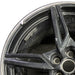 20" CORVETTE 20-22 rear 20x11 5 spoke black opt Q8Q Original OEM Wheel Rim - Angle View
