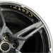 20" CORVETTE 20-22 rear 20x11 5 spoke black opt Q8Q Original OEM Wheel Rim - Side Profile