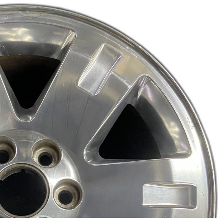 20" SIERRA 1500 PICKUP 07 , 20x8.5, 6 spoke, polished finish Original OEM Wheel - Side Profile