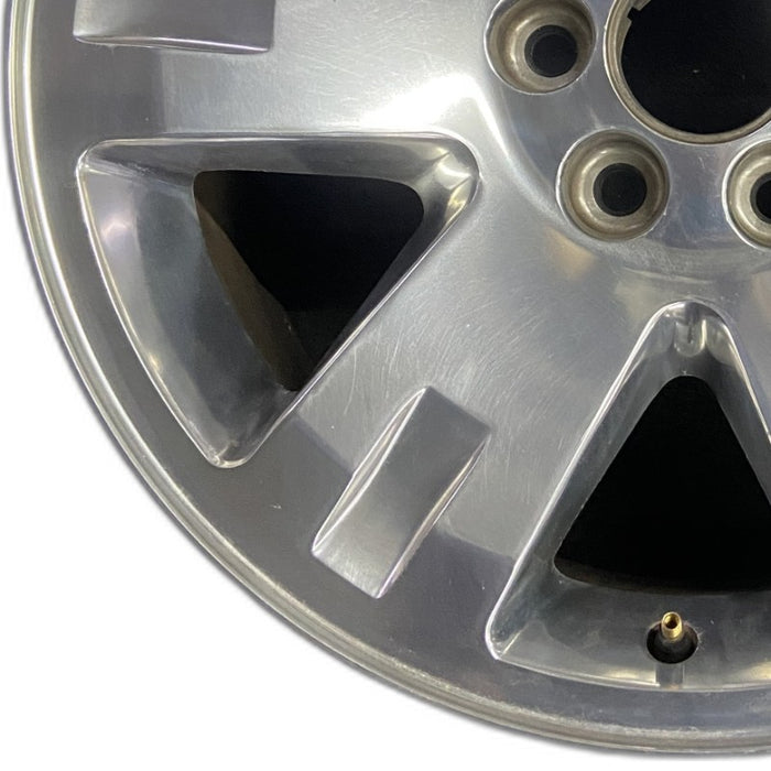 20" SIERRA 1500 PICKUP 07 , 20x8.5, 6 spoke, polished finish Original OEM Wheel - Back View