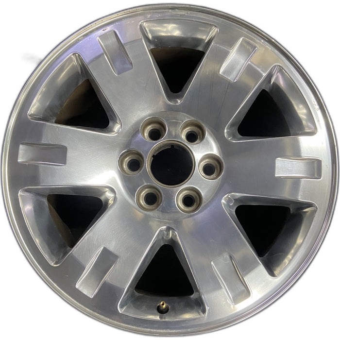 20" SIERRA 1500 PICKUP 07 , 20x8.5, 6 spoke, polished finish Original OEM Wheel - Front View