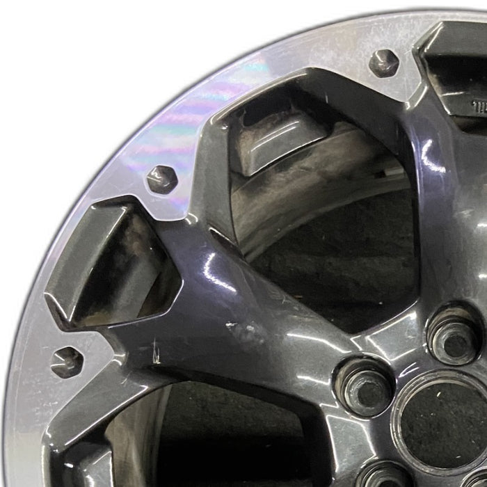 17" XV CROSSTREK 21 17x7 alloy machined face dark gray pockets outer machined Original OEM Wheel Rim