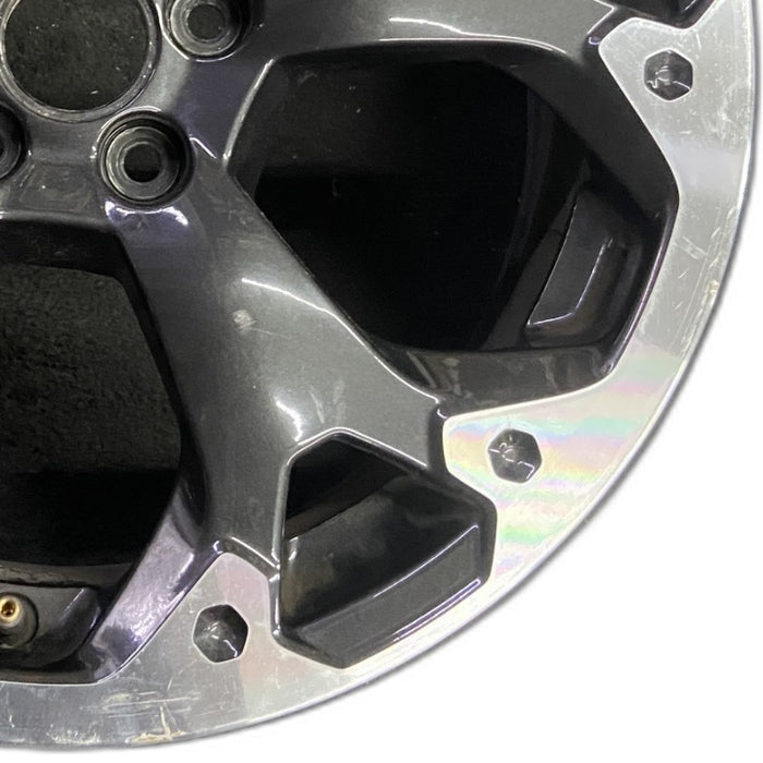 17" XV CROSSTREK 21 17x7 alloy machined face dark gray pockets outer machined Original OEM Wheel Rim