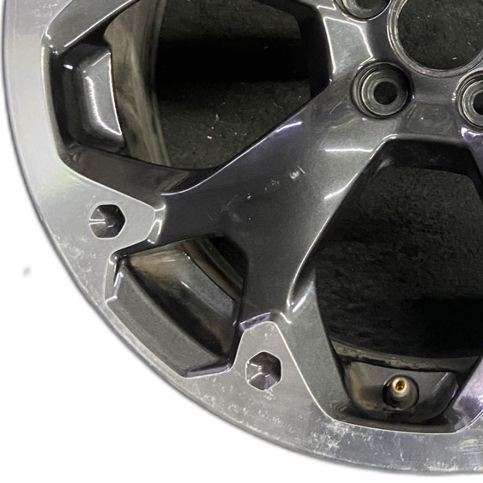 17" XV CROSSTREK 21 17x7 alloy machined face dark gray pockets outer machined Original OEM Wheel Rim