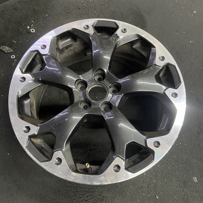 17" XV CROSSTREK 21 17x7 alloy machined face dark gray pockets outer machined Original OEM Wheel Rim