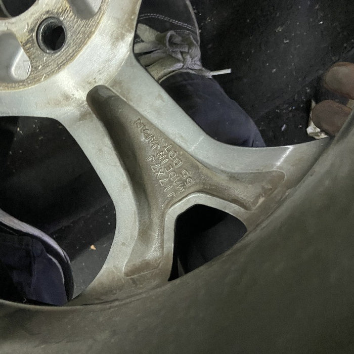 17" XV CROSSTREK 21 17x7 alloy machined face dark gray pockets outer machined Original OEM Wheel Rim