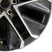 19" MIRAI 21-24 19x8 5 V spoke machined black Original OEM Wheel Rim - Close-Up Detail