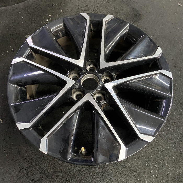 19" MIRAI 21-24 19x8 5 V spoke machined black Original OEM Wheel Rim - View 7
