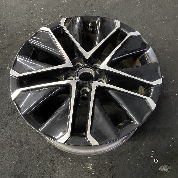 19" MIRAI 21-24 19x8 5 V spoke machined black Original OEM Wheel Rim - View 8