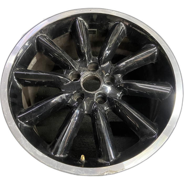 19" MUSTANG 12 19x9.5 , 10 straight spoke Original OEM Wheel Rim - Front View