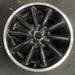 19" MUSTANG 12 19x9.5 , 10 straight spoke Original OEM Wheel Rim - Side Profile