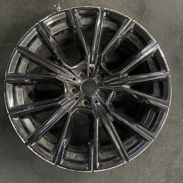 20" BMW 740i 21-22 20x10 star design black jet black Original OEM Wheel Rim