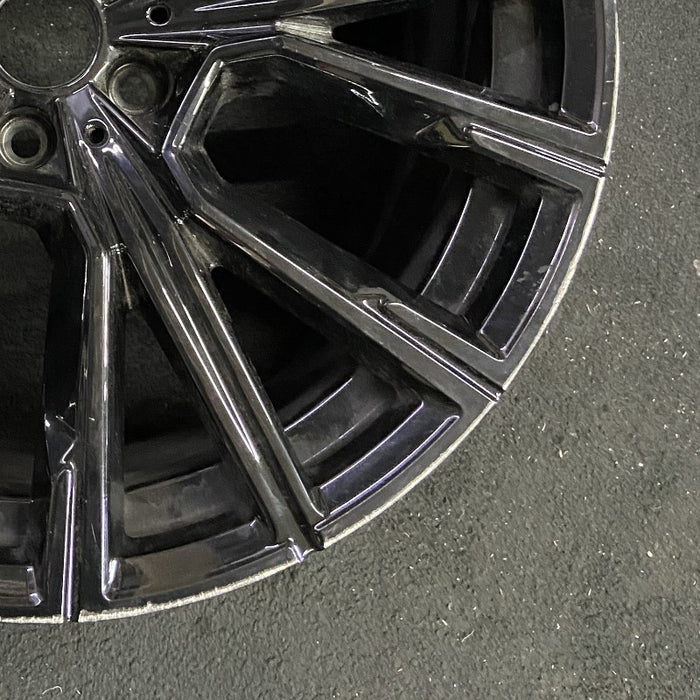 20" BMW 740i 21-22 20x10 star design black jet black Original OEM Wheel Rim
