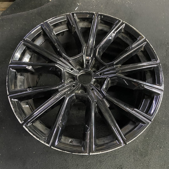 20" BMW 740i 21-22 20x10 star design black jet black Original OEM Wheel Rim