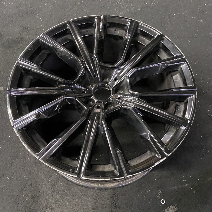 20" BMW 740i 21-22 20x10 star design black jet black Original OEM Wheel Rim