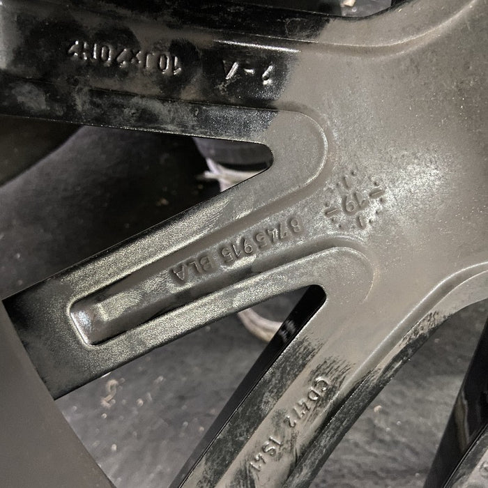 20" BMW 740i 21-22 20x10 star design black jet black Original OEM Wheel Rim