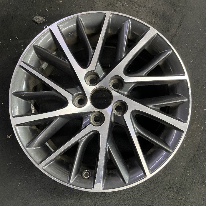 17" LEXUS ES350 16-17 17x7 alloy 20 spoke 10 Y spoke silver gray Original OEM Wheel Rim