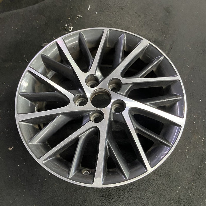 17" LEXUS ES350 16-17 17x7 alloy 20 spoke 10 Y spoke silver gray Original OEM Wheel Rim