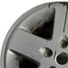17" WRANGLER 10 17x7.5 5 spoke w/o beadlock; finish gray Original OEM Wheel Rim - Angle View