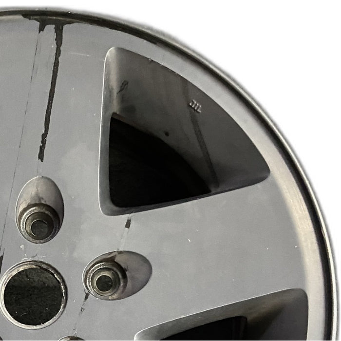 17" WRANGLER 10 17x7.5 5 spoke w/o beadlock; finish gray Original OEM Wheel Rim - Side Profile