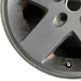 17" WRANGLER 10 17x7.5 5 spoke w/o beadlock; finish gray Original OEM Wheel Rim - Back View