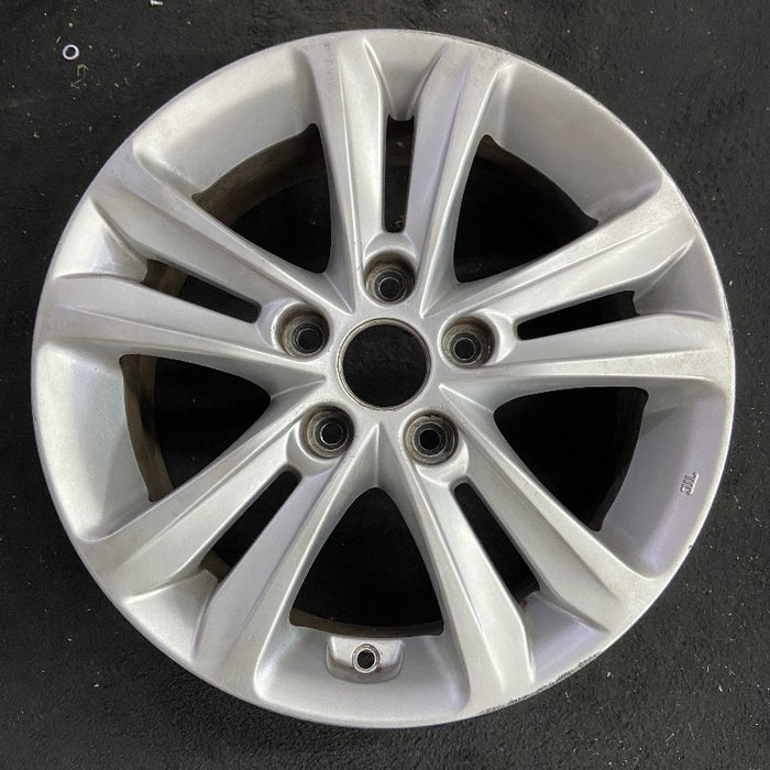 16" SONATA 11-13 16x6.5 alloy 10 spoke Original OEM Wheel Rim - Front View
