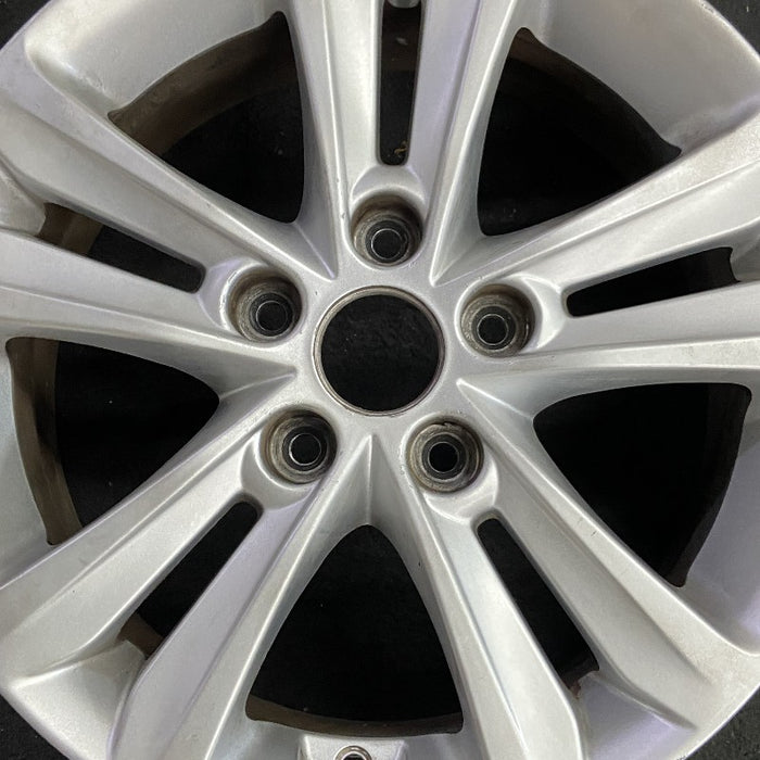 16" SONATA 11-13 16x6.5 alloy 10 spoke Original OEM Wheel Rim - Angle View