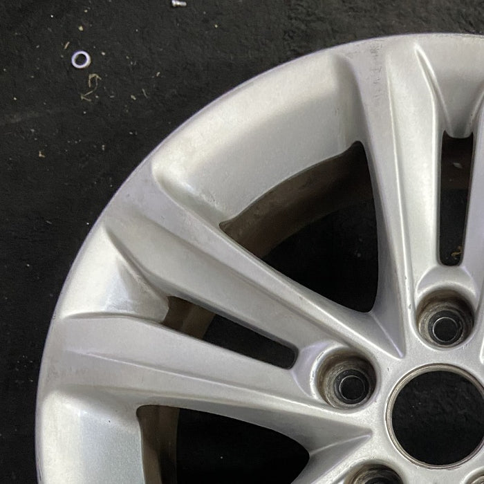 16" SONATA 11-13 16x6.5 alloy 10 spoke Original OEM Wheel Rim - Side Profile