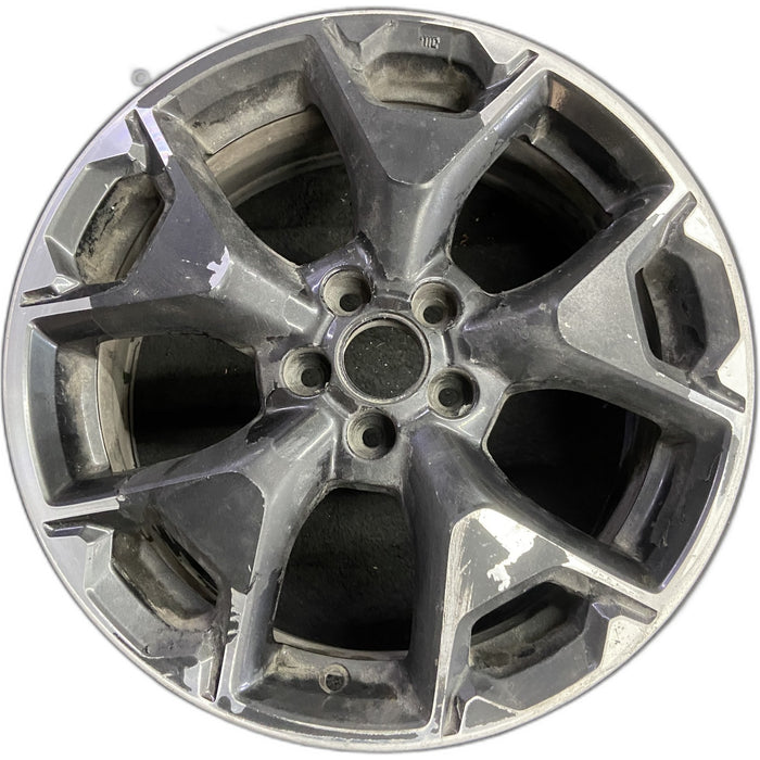 17" XV CROSSTREK 18-20 17x7 , w/machined face Original OEM Wheel Rim - Front View