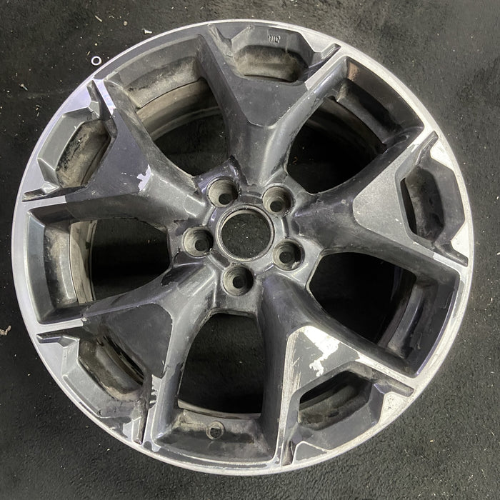 17" XV CROSSTREK 18-20 17x7 , w/machined face Original OEM Wheel Rim - Angle View
