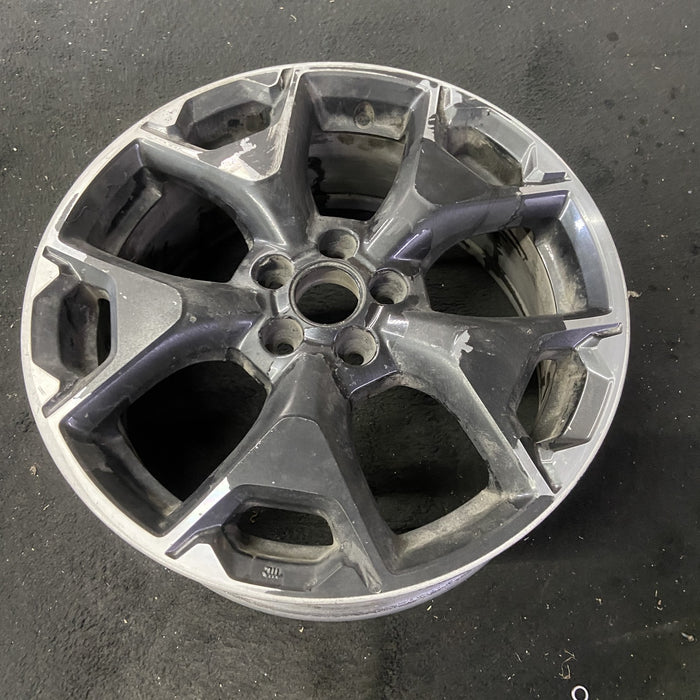 17" XV CROSSTREK 18-20 17x7 , w/machined face Original OEM Wheel Rim - Close-Up Detail